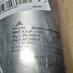 Epcos b25855-j2675-k004 mkv capacitor