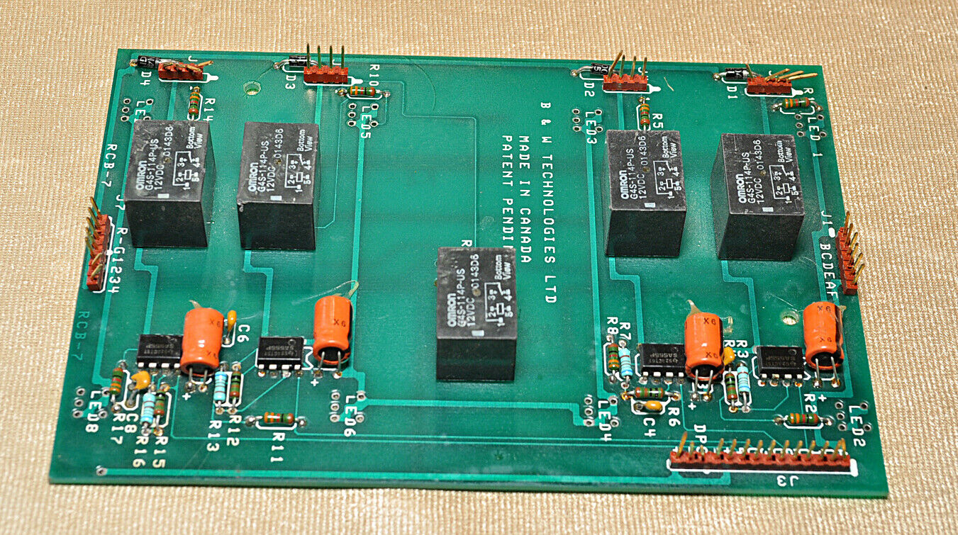 B&w technologies cgl-0 s016 pcb card