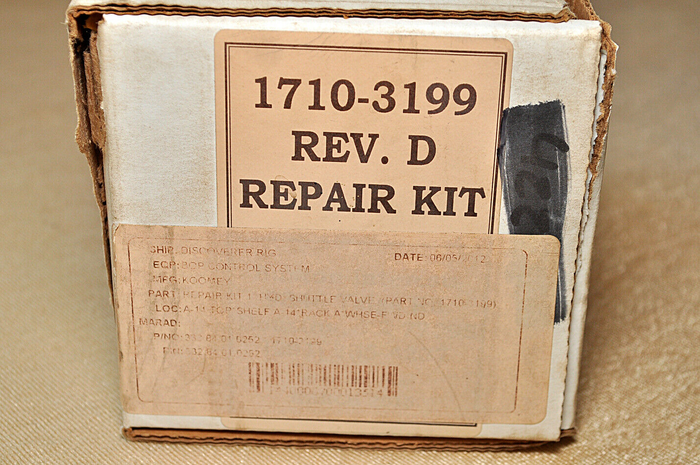 1710-3199 rev.d repair kit