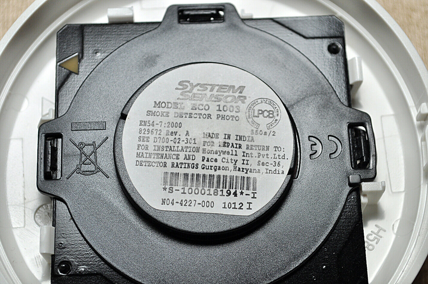 System sensor eco 1003 smoke detector