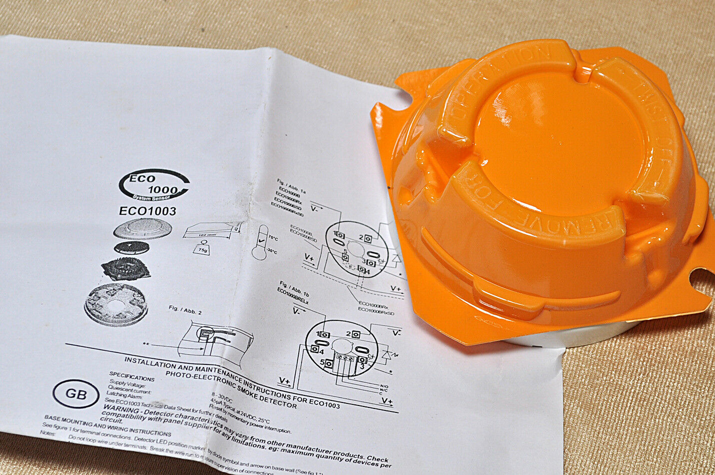 System sensor eco 1003 smoke detector