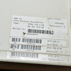 Abb spas 120 c-da rs 431 010-da relay