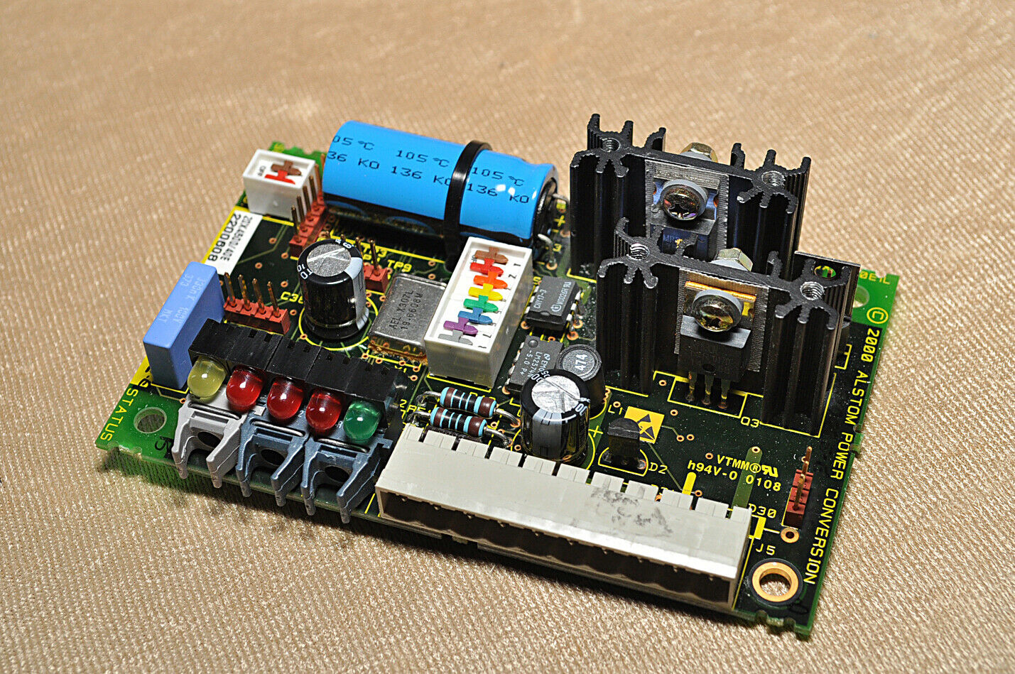 Alstom power conversion  20x4373/10b pcb thyristor gate drive