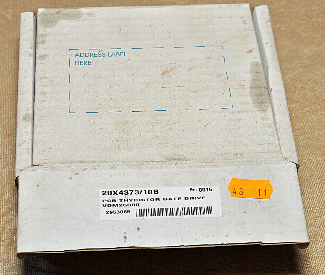 Alstom power conversion  20x4373/10b pcb thyristor gate drive