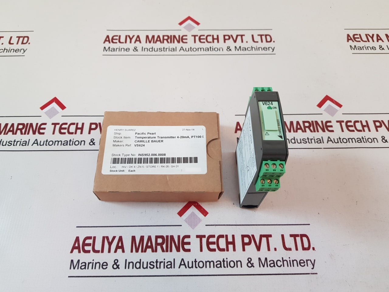 Camille bauer sineax v624 programmable temperature transmitter set