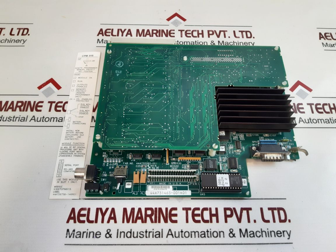General Electric 44A732261-g01 Pcb Card Ic697Cpm915