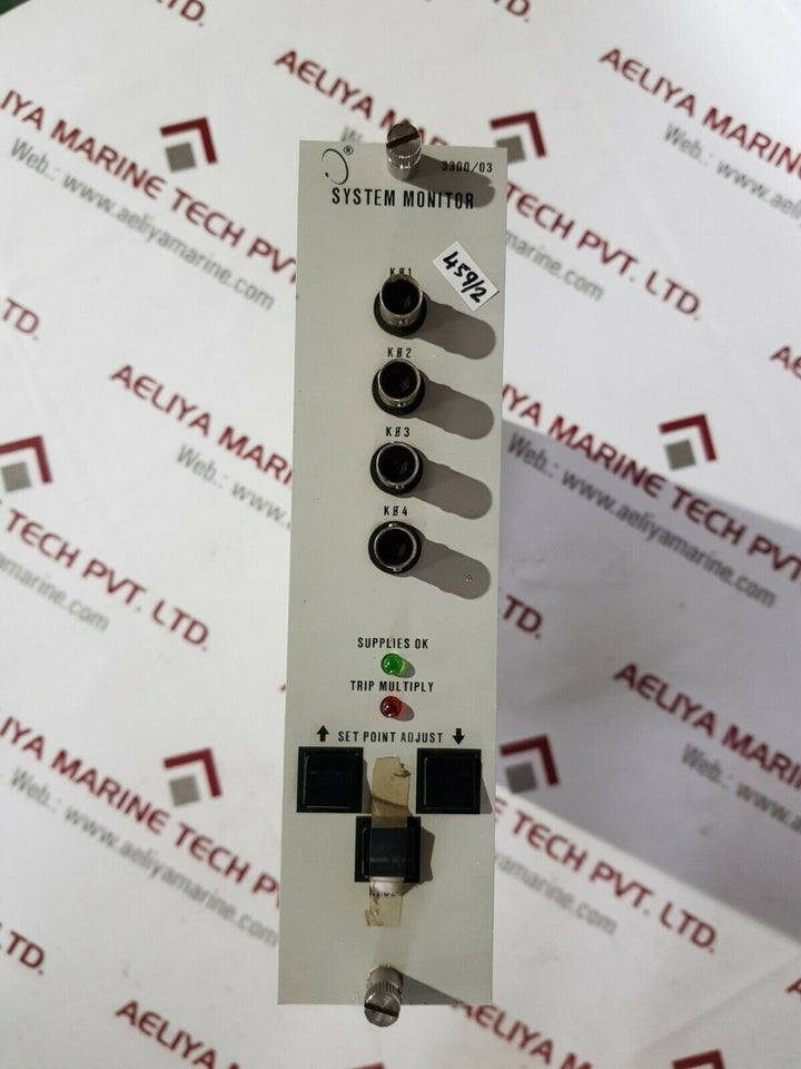 Bently nevada 3300 system monitor 3300/03-01-00 