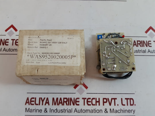 Hobart 294912-1 ,294905B Pc Board Sst Assy 220 Volt 648578
