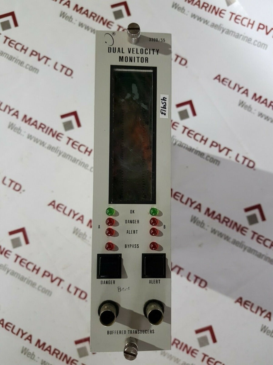 Bently nevada dual velocity monitor 3300/55-01-04-12-12-00-03-05-00