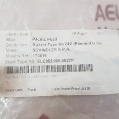 Schindler Y799B0187 Pcb Card