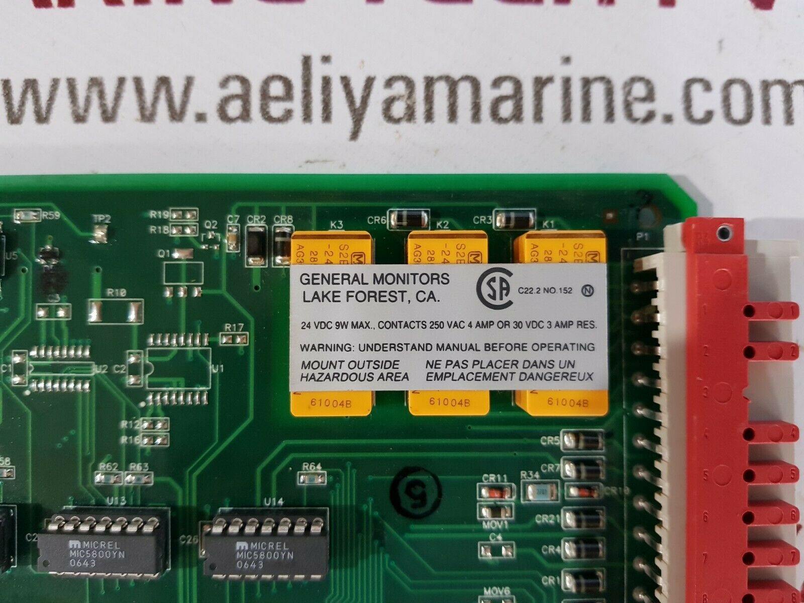 General monitors ta102a pcb module ta102a-2-1-1-1-1