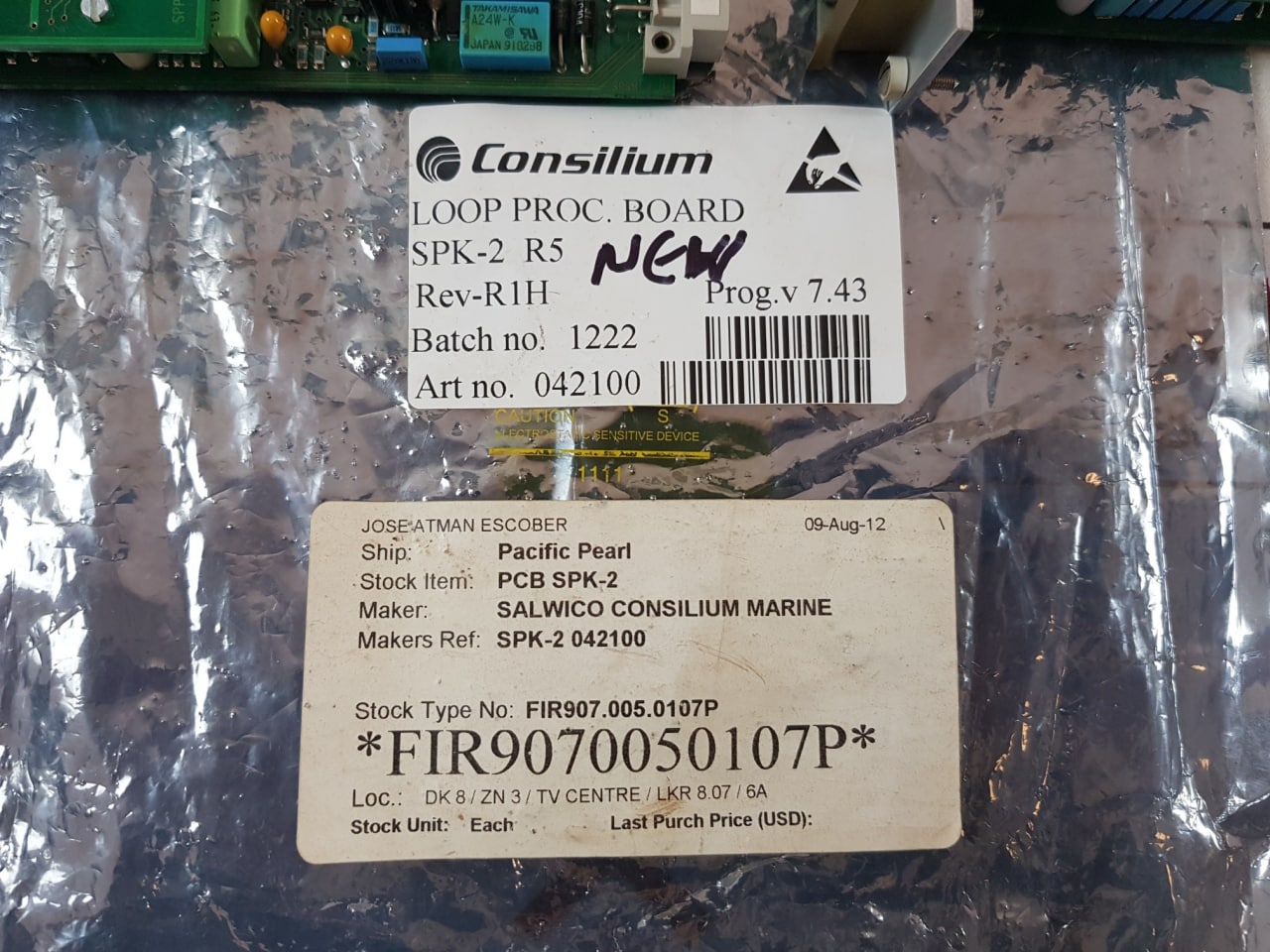 Consilium Salwico Spk-2 042100 Loop Processor Board