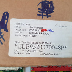 Schindler Sf83 Mc Elevator Control Board 444 247