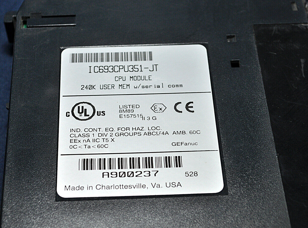 Ge fanuc ic693cpu351-jt cpu module