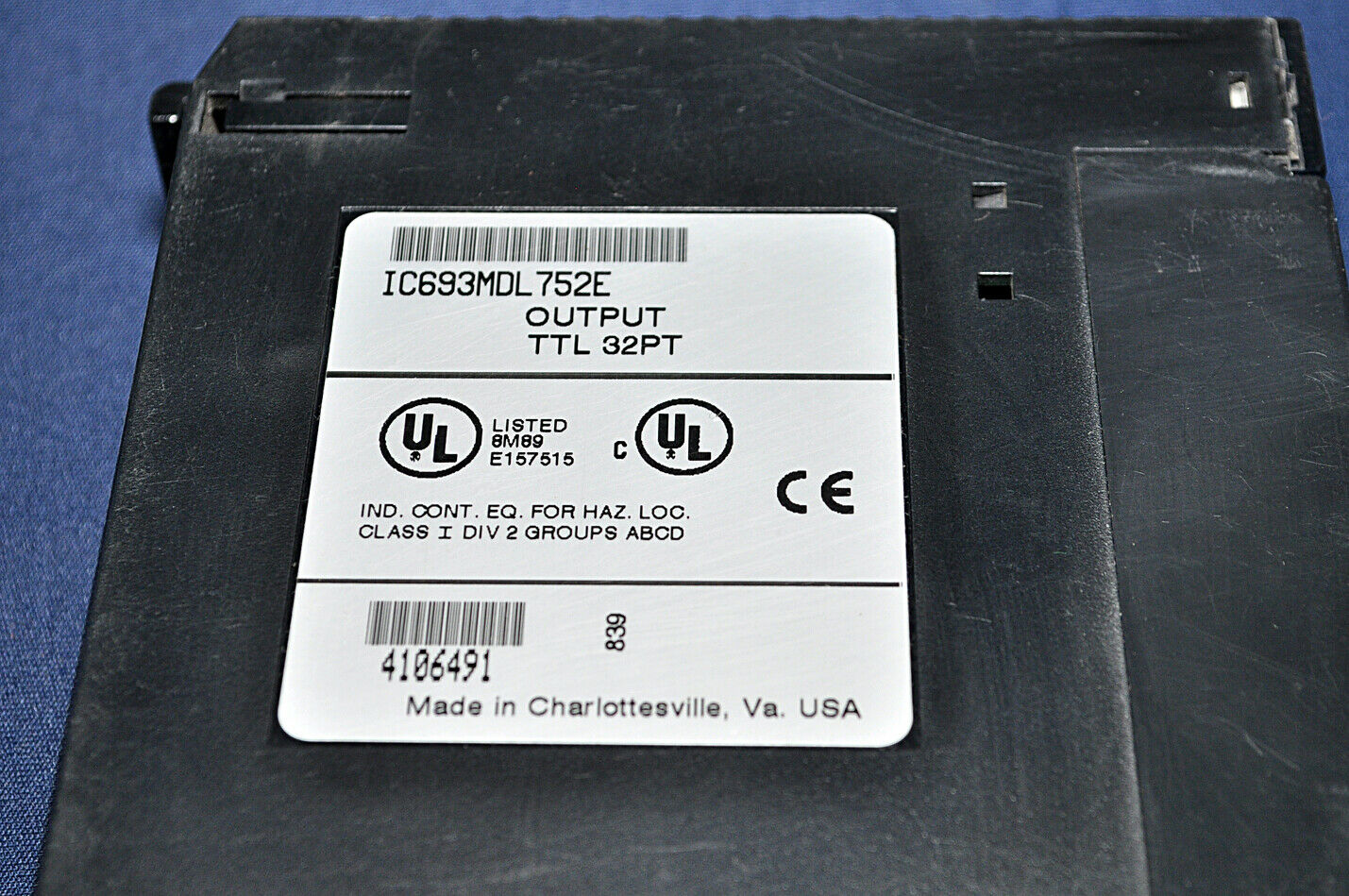 Ge fanuc ic693mdl752e output module