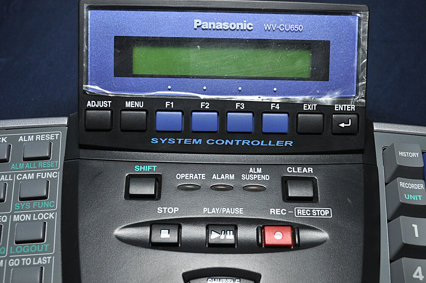 Panasonics wv-cu650 system controller with joy stick