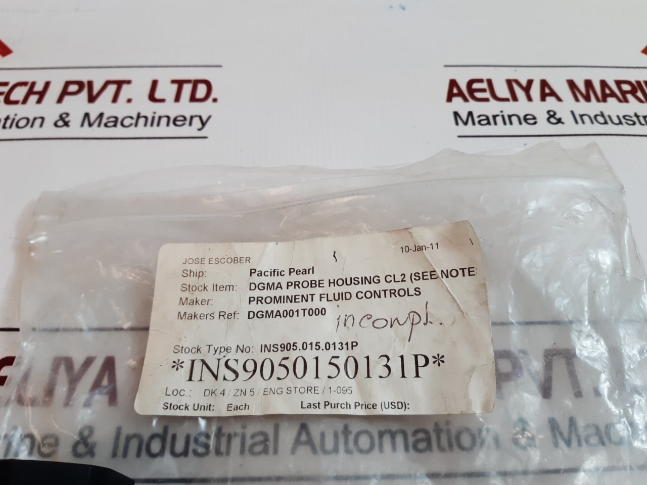 Prominent Dgma001T000 Dgma Probe Housing Cl2