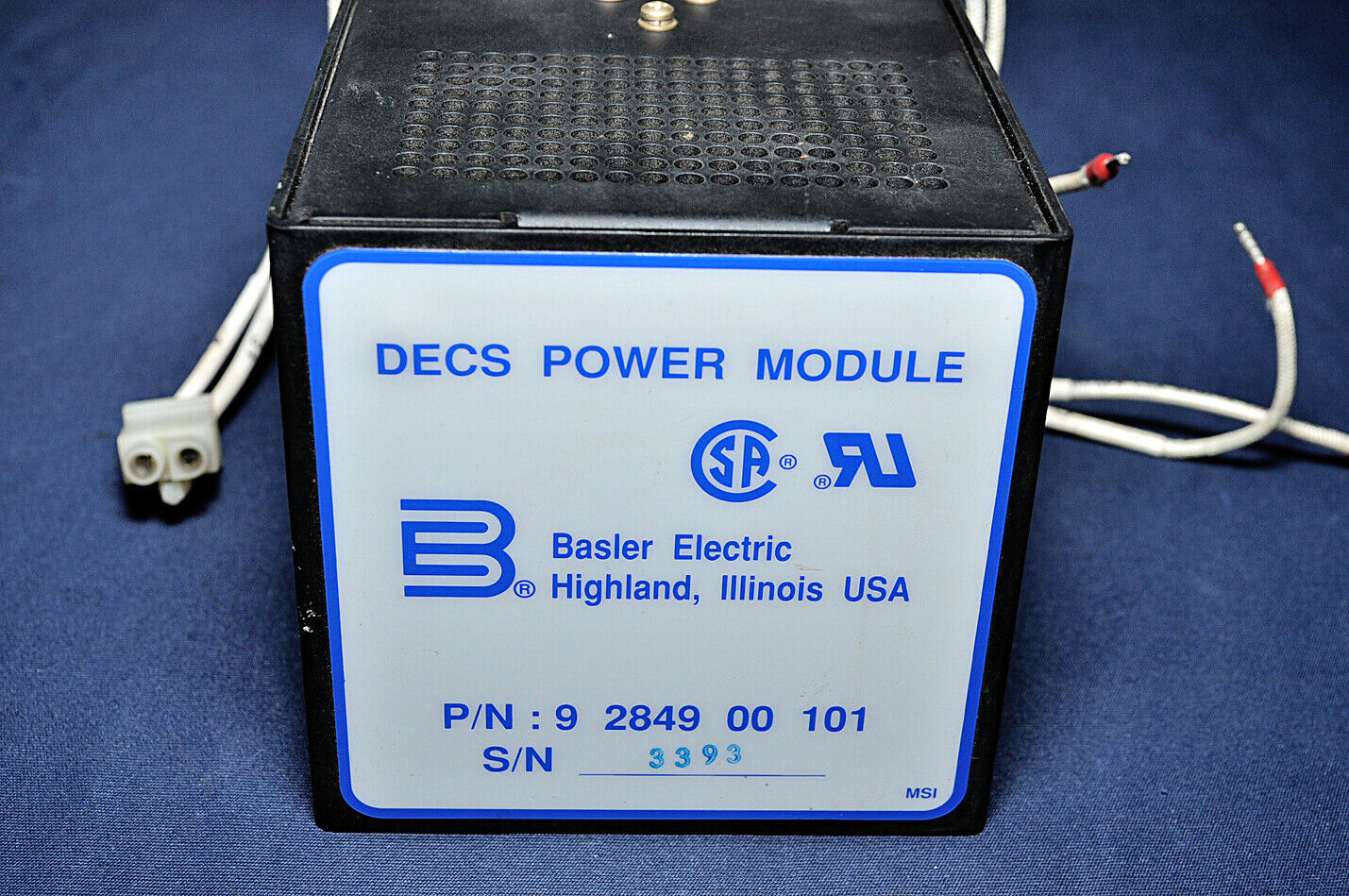 Basler electric 9 2849 00 101 decs power module