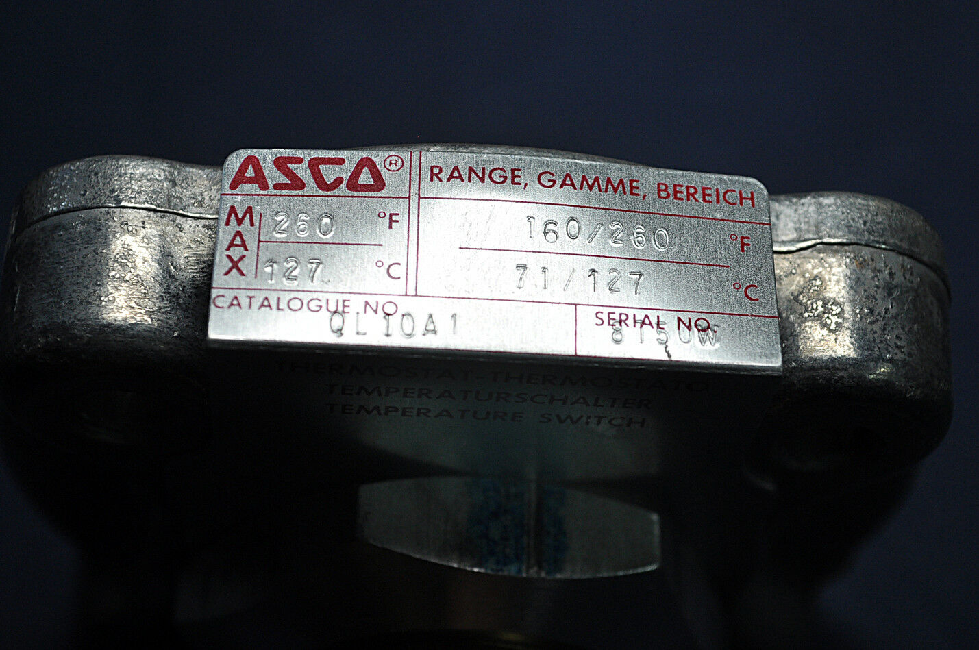 asco tripoint thermostat-thermostato temperaturschalter