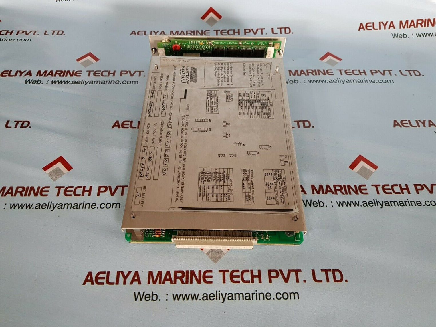 Bently nevada dual vibration xy/gap monitor 300/16-13-01-01-00-01-00