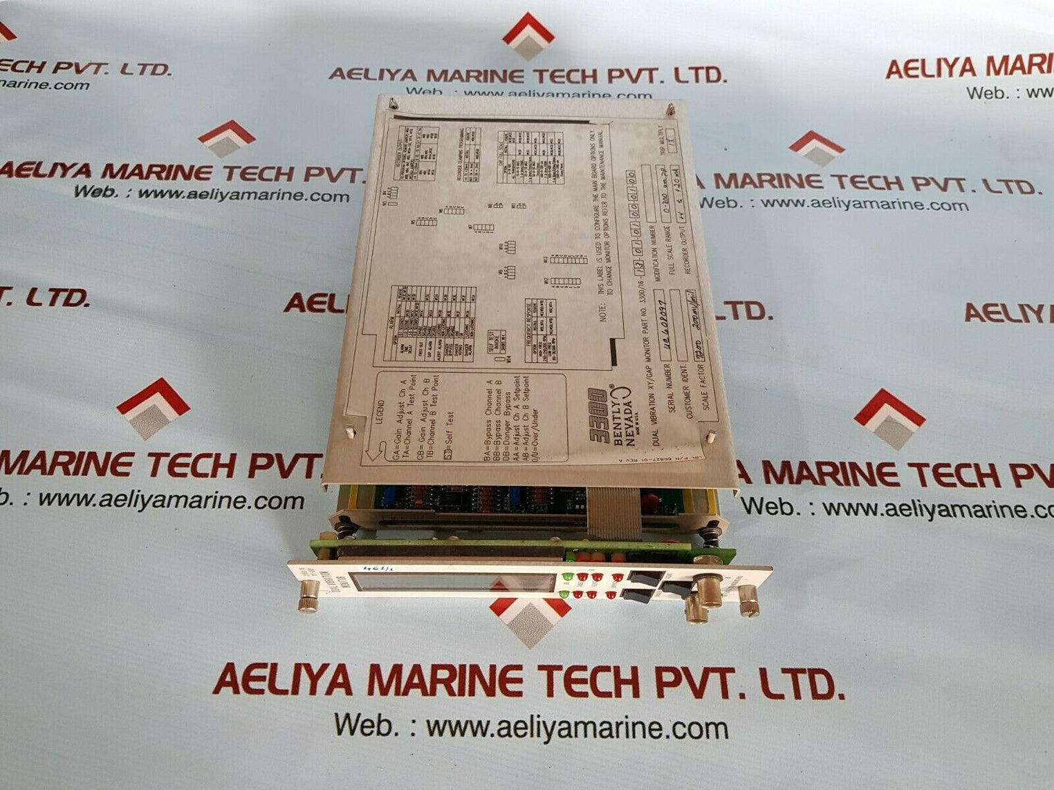 Bently nevada dual vibration xy/gap monitor 300/16-13-01-01-00-01-00