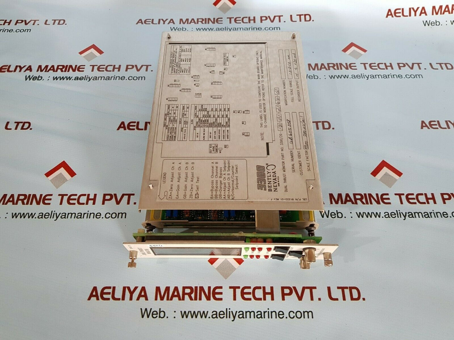 Bently nevada 3300/20-12-01-01-00-01 dual thrust monitor