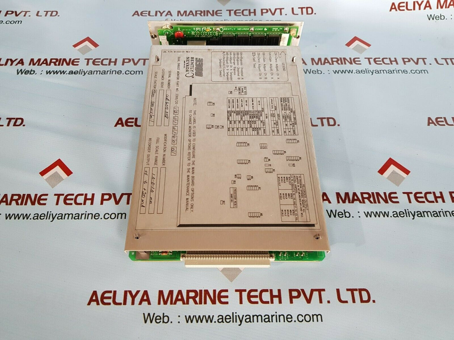 Bently nevada 3300/20-12-01-01-00-01 dual thrust monitor