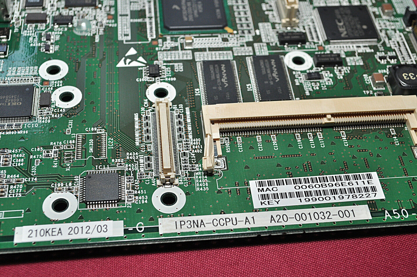 Nec corporation ip3na-ccpu-a1 pcb circuit