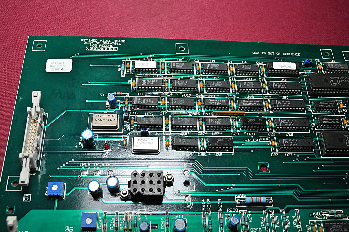 Retimed assy 65447811 video board 