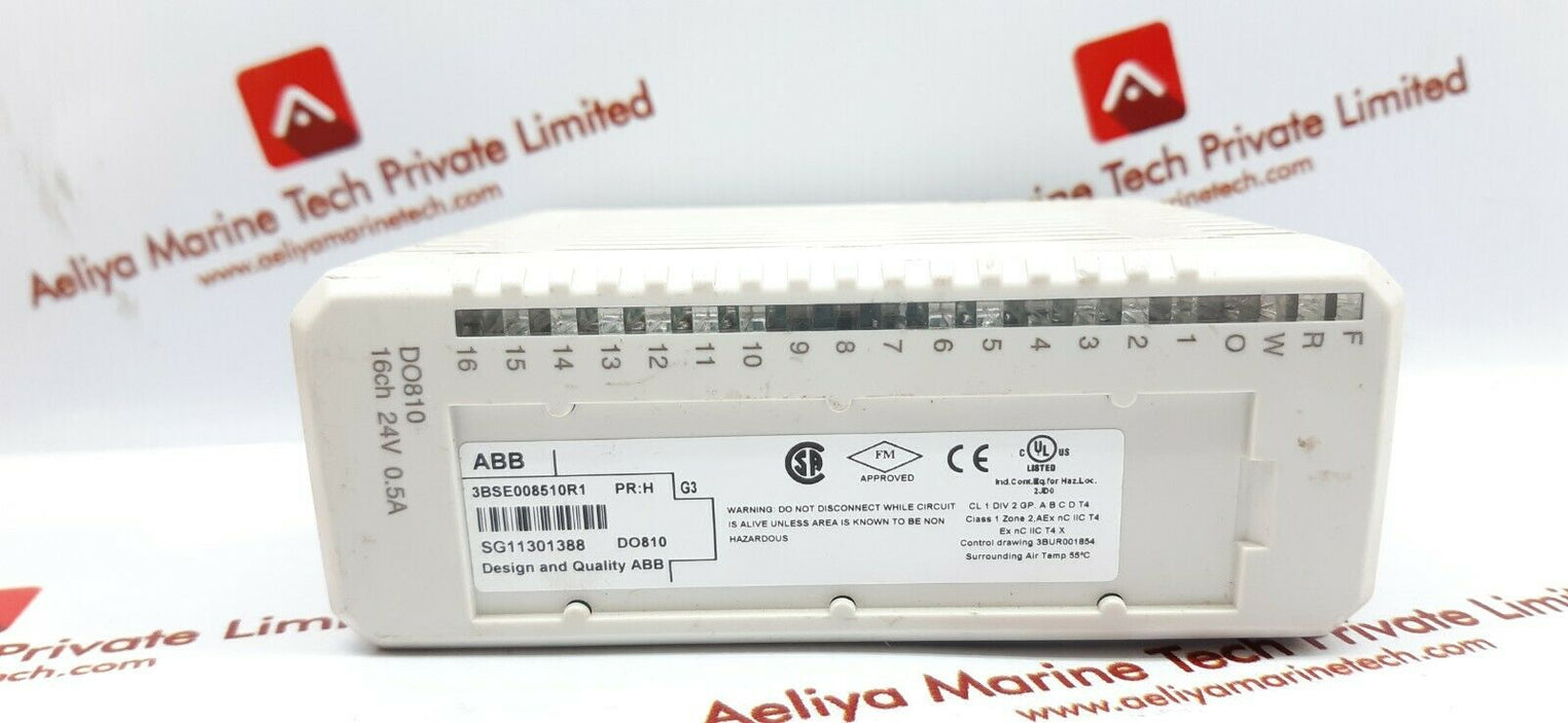ABB do810 3bse008510r1 digital output module 16ch 24v 0.5a