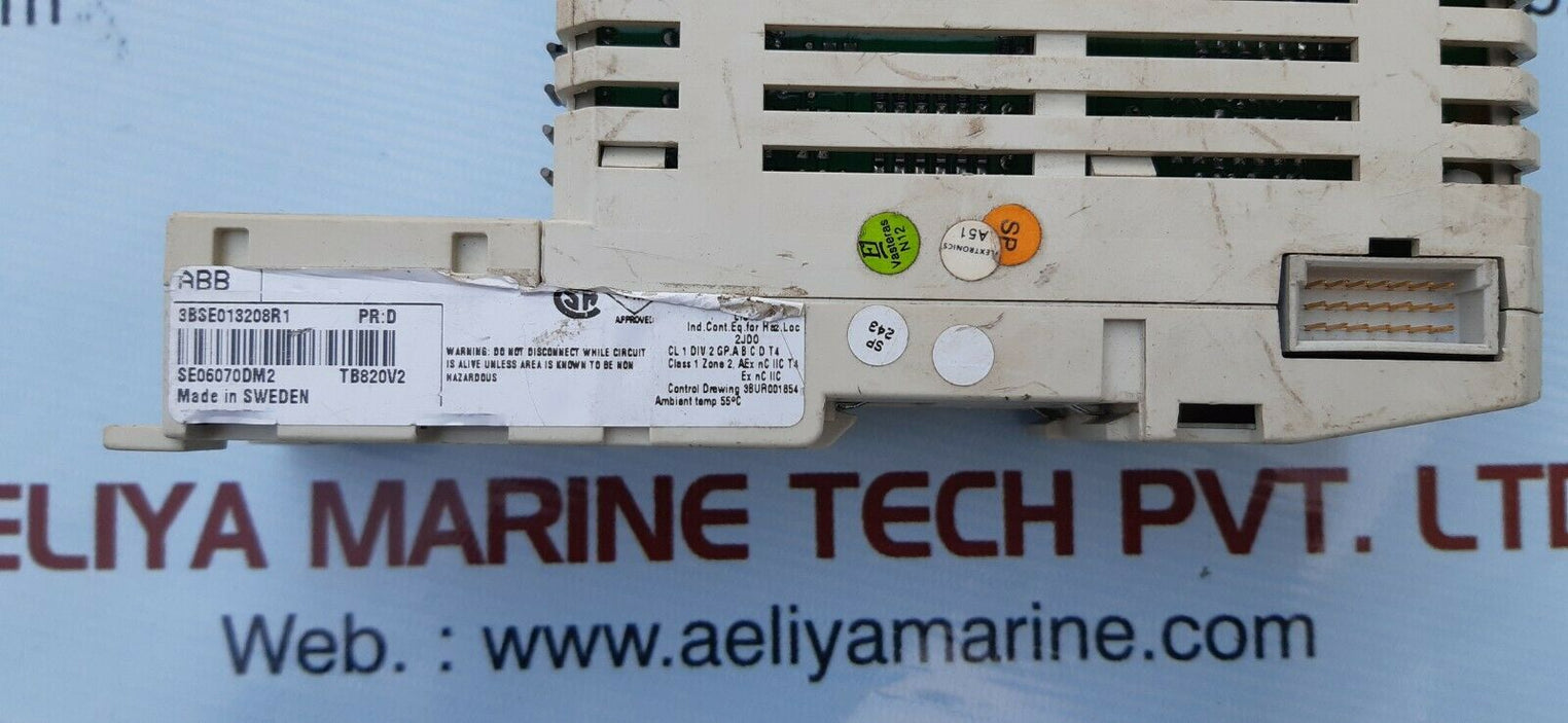 Abb tb820v2 cluster modem i/o module pr:d 55'c