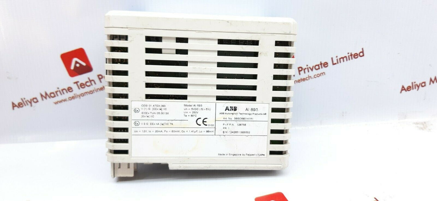 ABB aI893 3bsc690141r1 analog input module pr1
