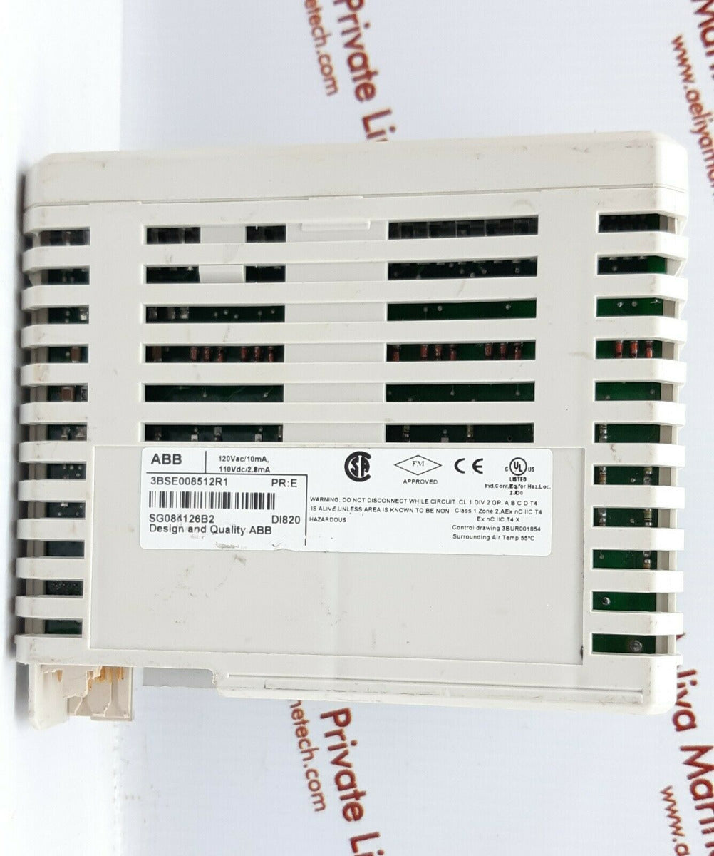 ABB dI820 3bse008512r1 digital input module pr e