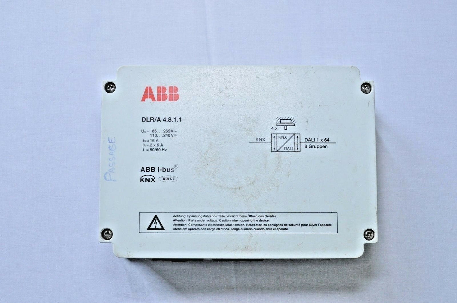 Abb dlr/a 4.8.1.1 knx dali light controllerr, 4f, ap