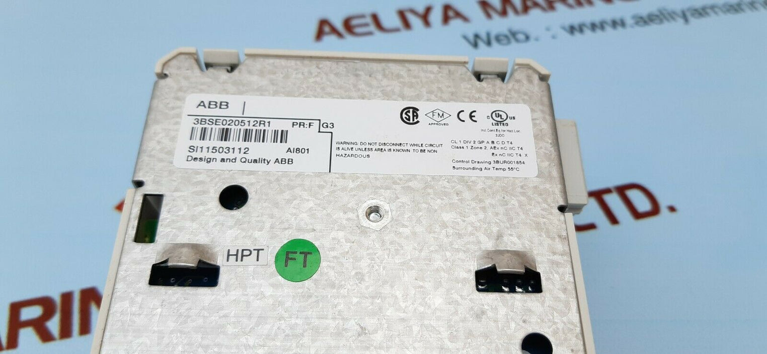 ABB aI801 analog input module 3bse020512r1