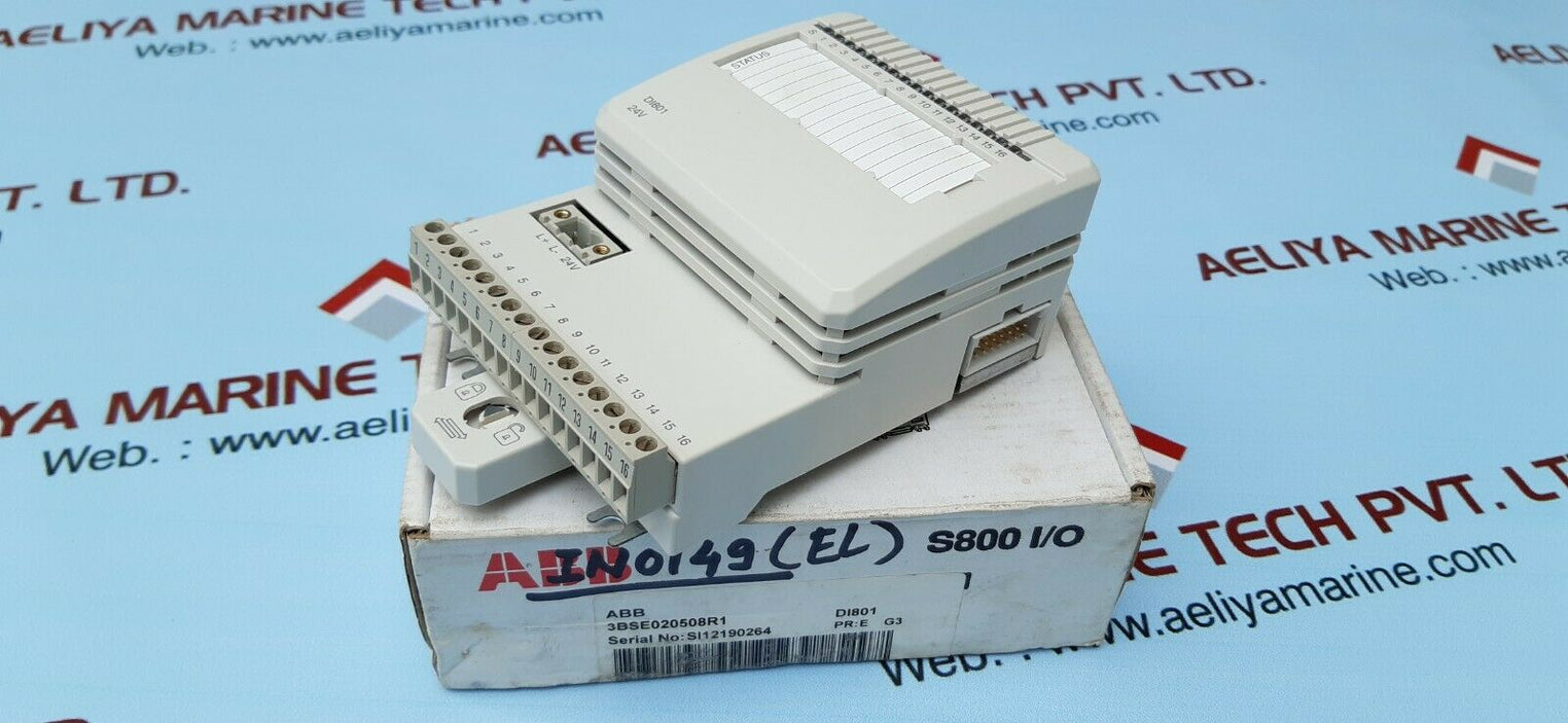 ABB dI801 s800 I/o digital input module 3bse020508r1 