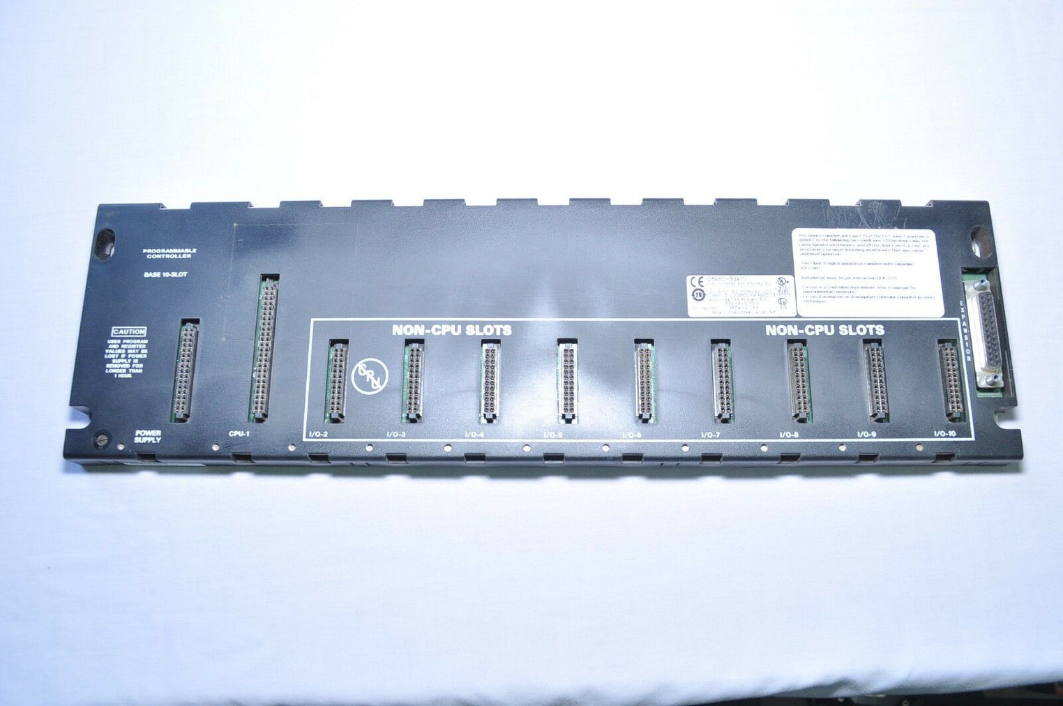 Ge ic693chs391n programmable controller 10 slot base