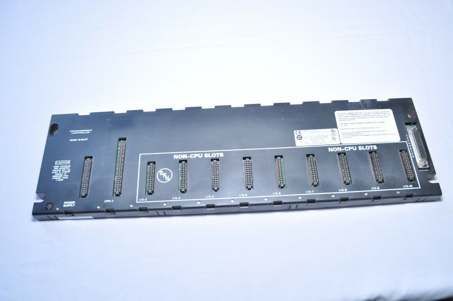 Ge ic693chs391n programmable controller 10 slot base