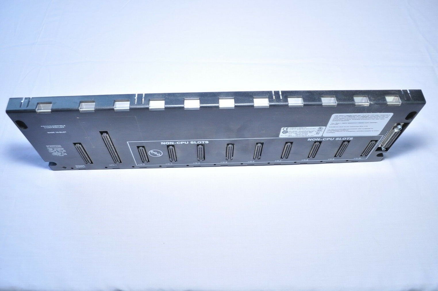 Ge ic693chs391n programmable controller 10 slot base