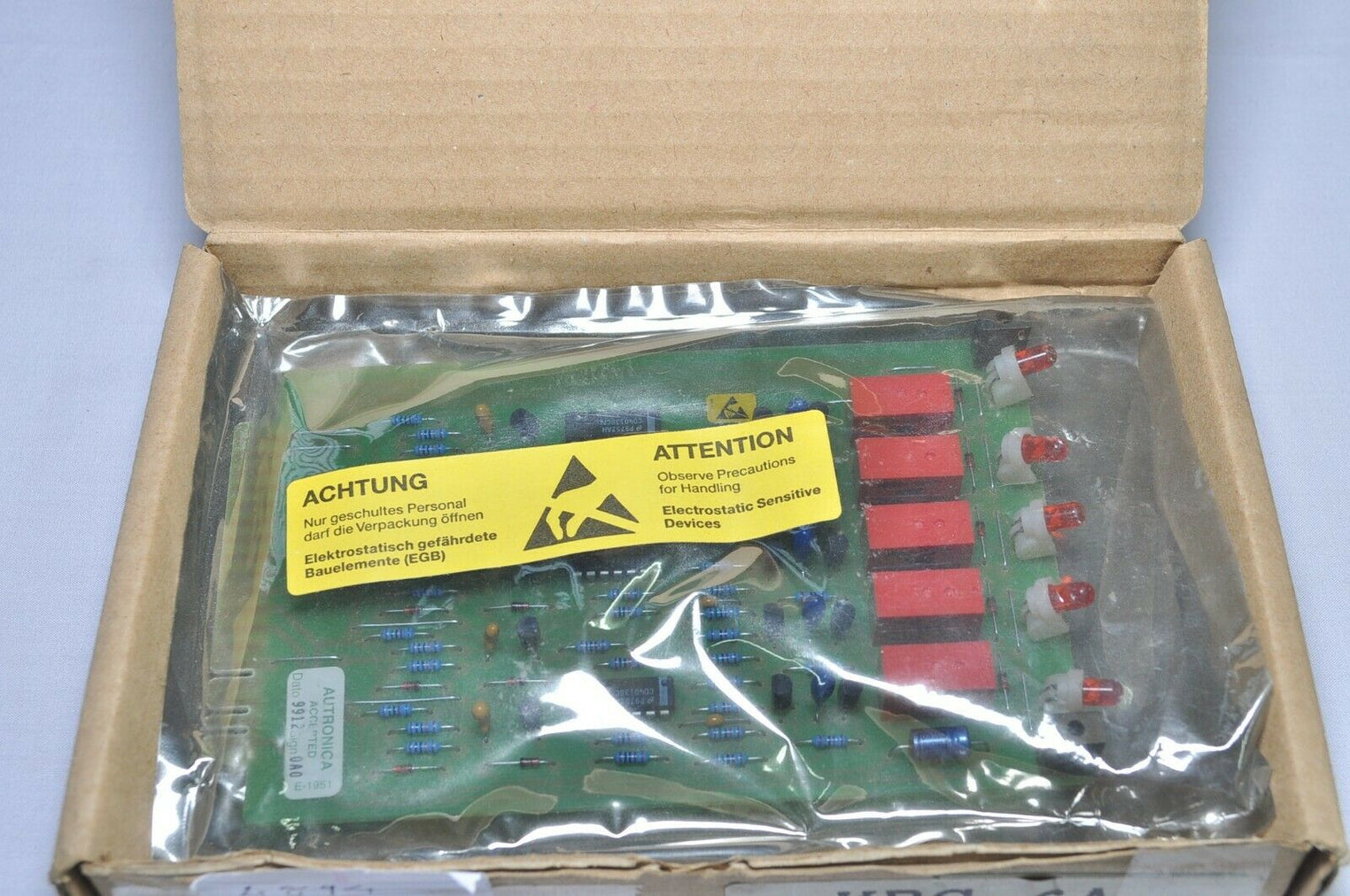Autronica kbg-6a pcb card 7225-021.0005