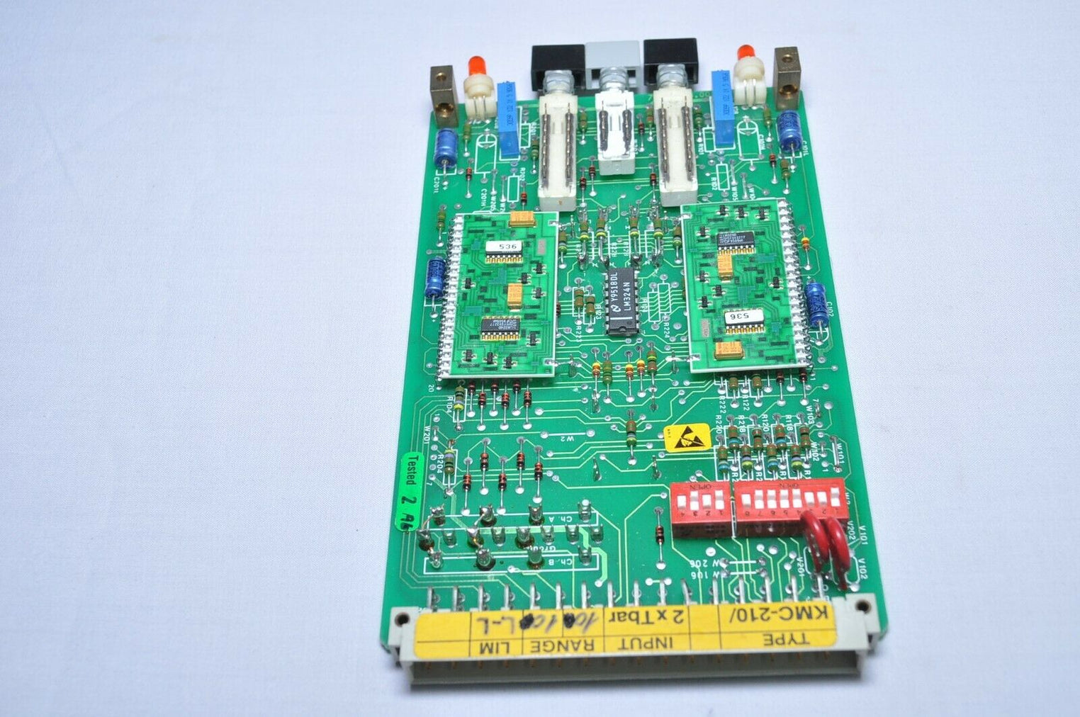 Autronica kmc-210 7252 013.0004 pcb card input - 2x bar