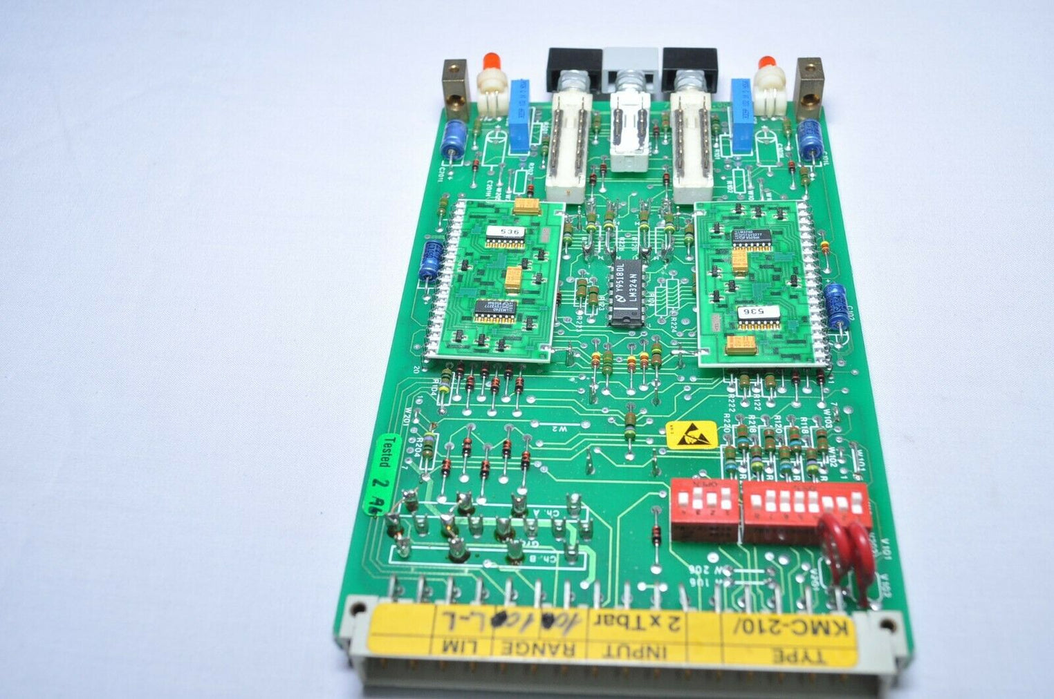 Autronica kmc-210 7252 013.0004 pcb card input - 2x bar