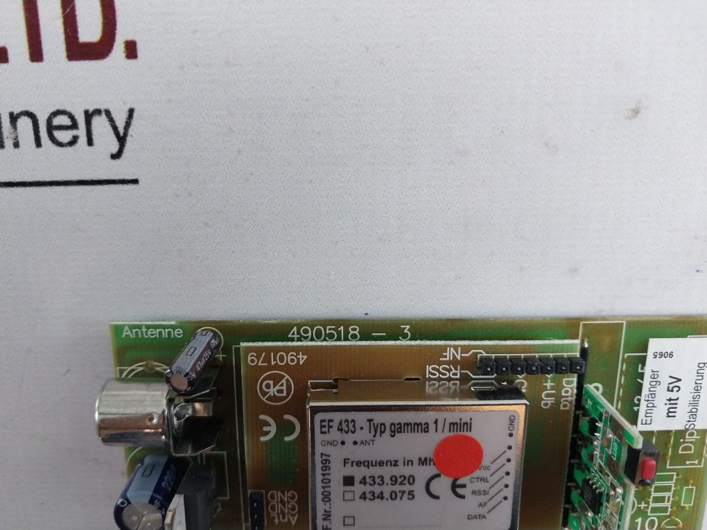 490518-3 Pcb Card 490179