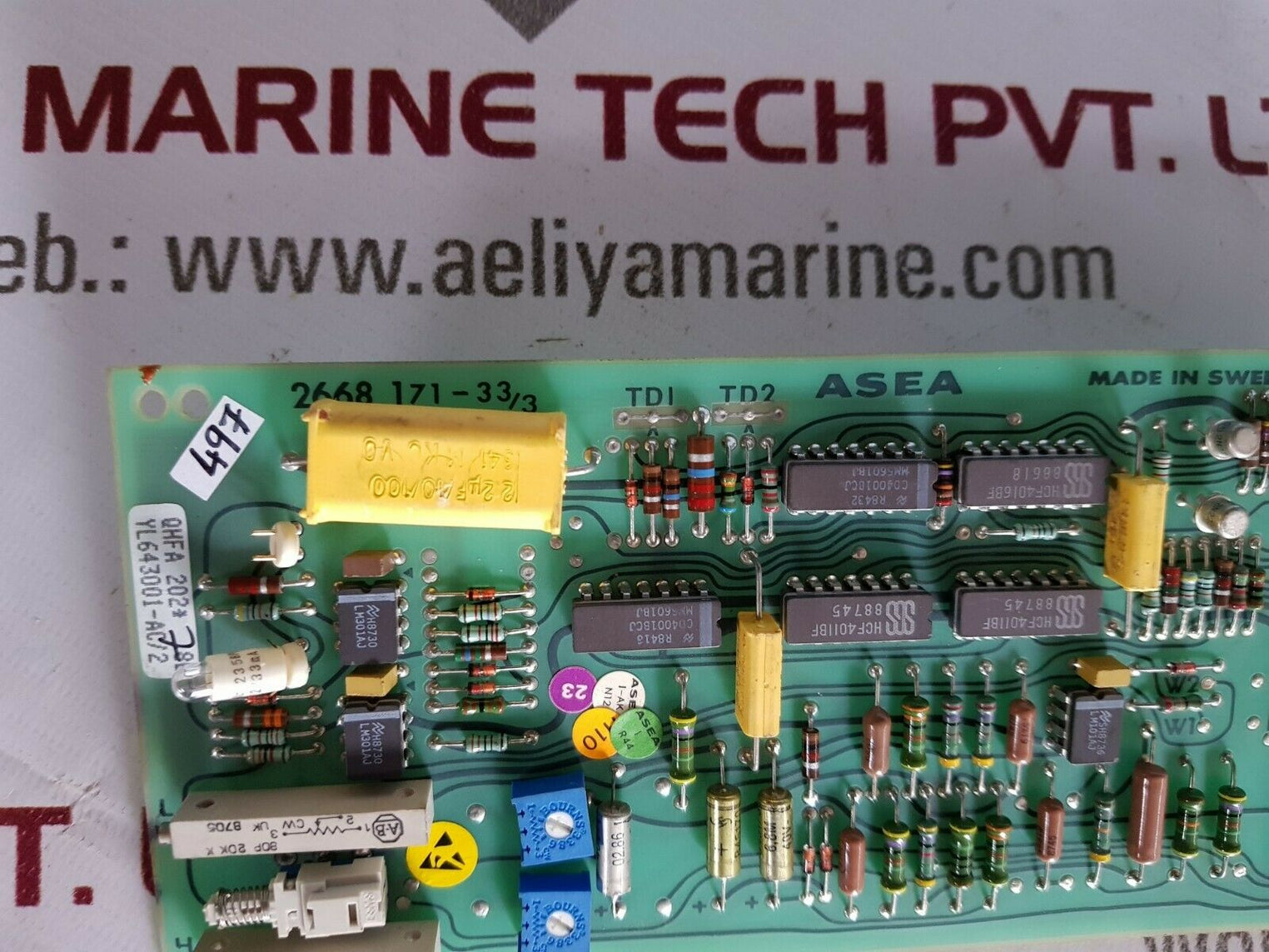 Asea qhfa 202 pc board