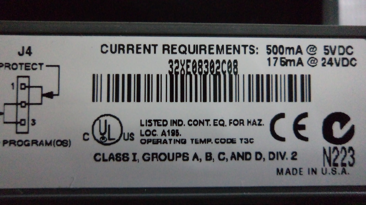 Allen bradley slc 5/03 cpu slc 500 1747-l532 e 8