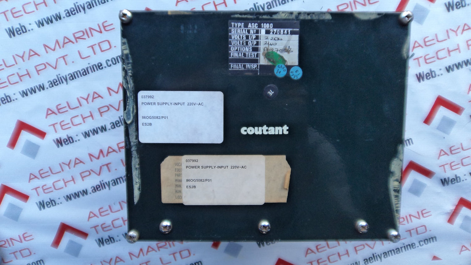 Coutant asc 1000 power supply unit 