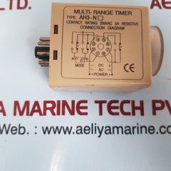 Anly Ah3-nb Multi-range Timer 10M 1S 250Vac 5A Resistive