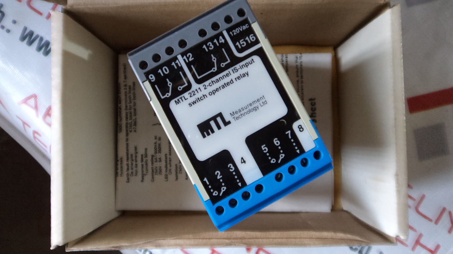 Mtl2211 2 channel is-input switch operated relay
