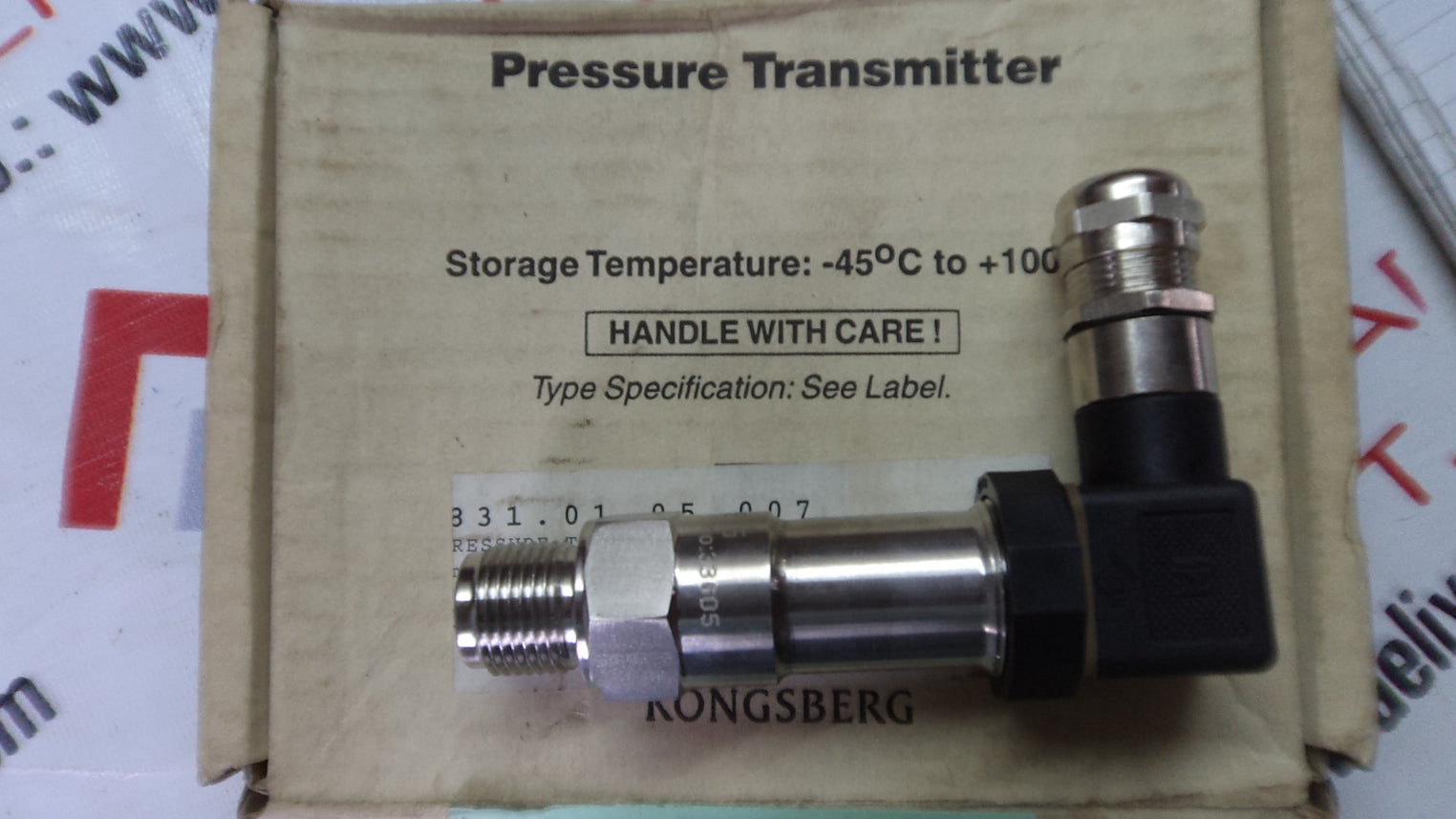 Kongsberg gt300c3g40v pressure transmitter
