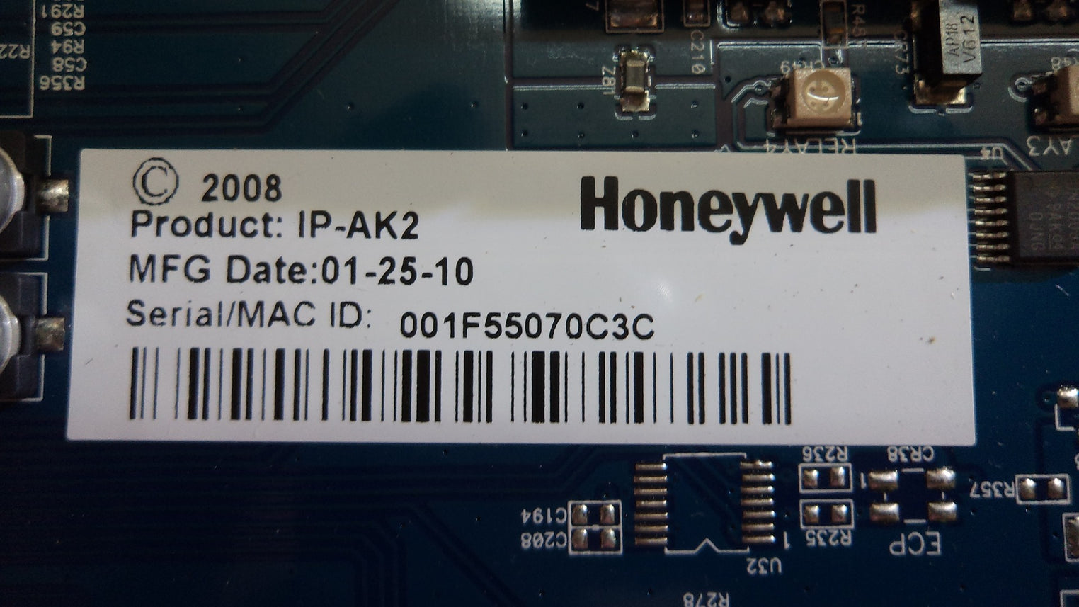 Honeywell ip-ak2